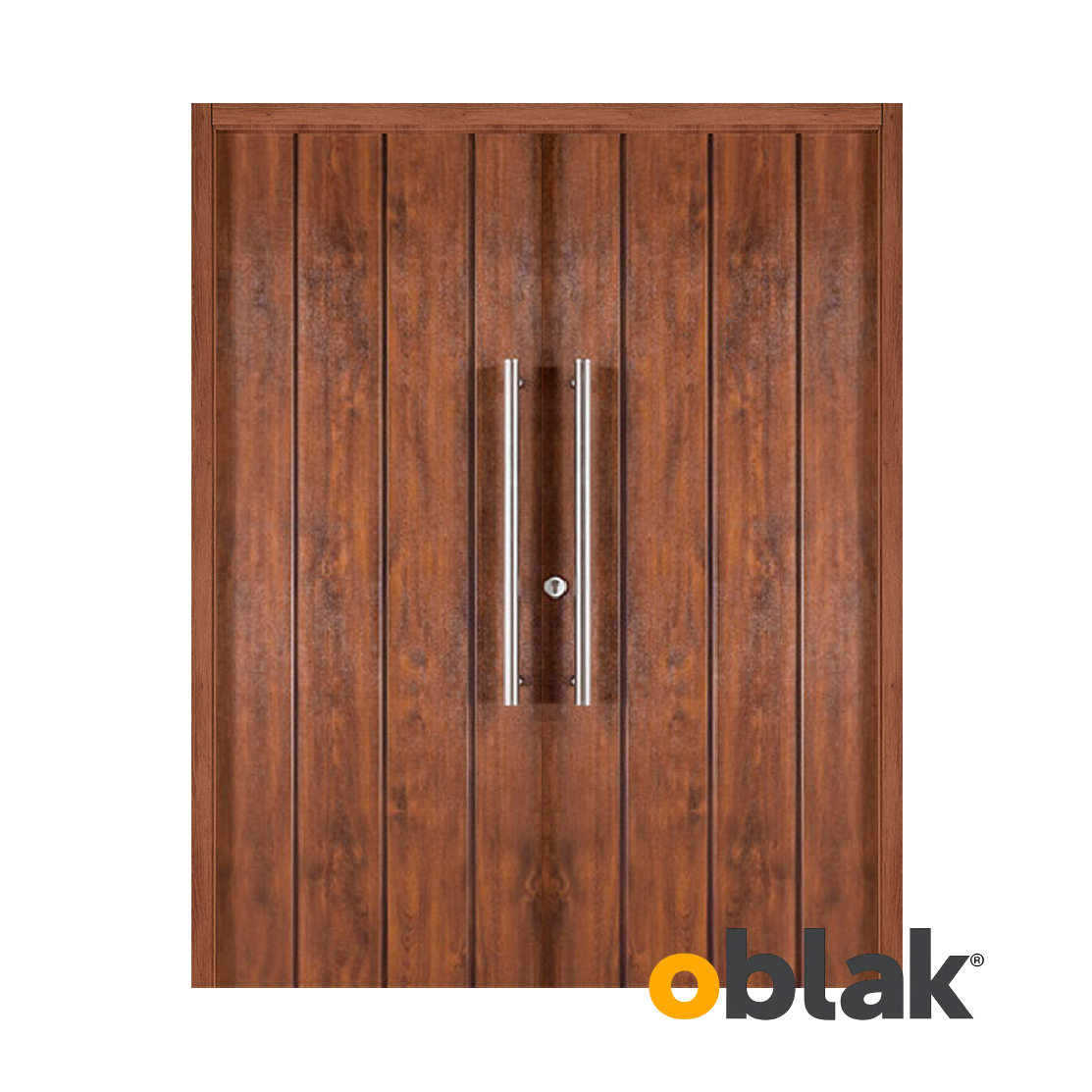 PUERTA ETERNA 2 HOJAS M1115 M. ACERO